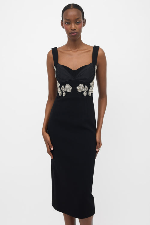 Rebecca Vallance Embellished Sheath Dress
