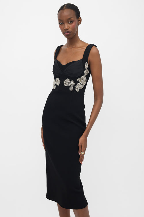 Rebecca Vallance Embellished Sheath Dress