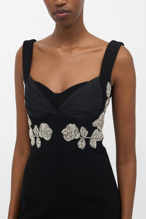 Rebecca Vallance Embellished Sheath Dress