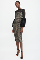 Rebecca Vallance Lace Lou Lou Lantern Dress