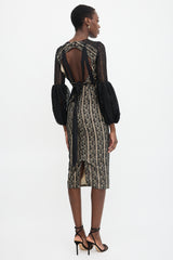 Rebecca Vallance Lace Lou Lou Lantern Dress