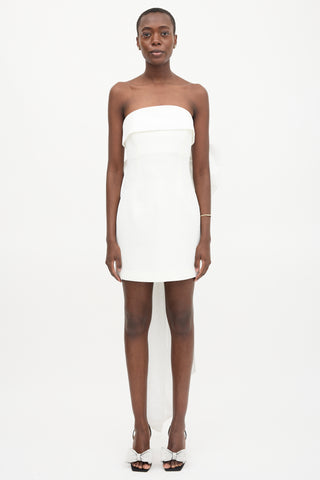 Rebecca Vallance Strapless Daphne Bow Dress