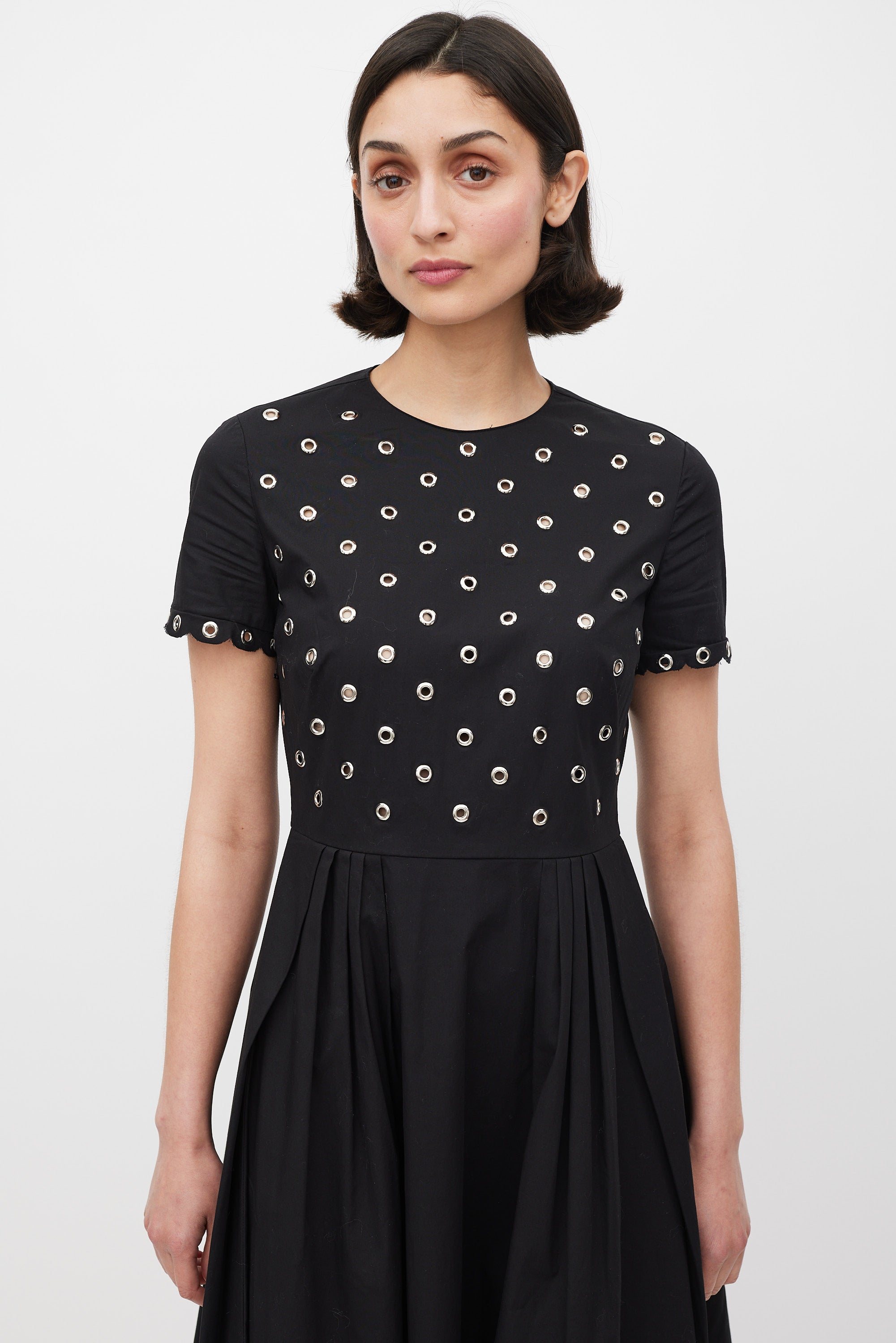 valentino a line dress Valentino Crepe Couture Dress Woman Black 40