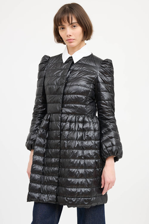 Red Valentino Down Ruffled Coat