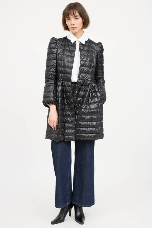 Red Valentino Down Ruffled Coat
