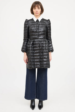 Red Valentino Down Ruffled Coat