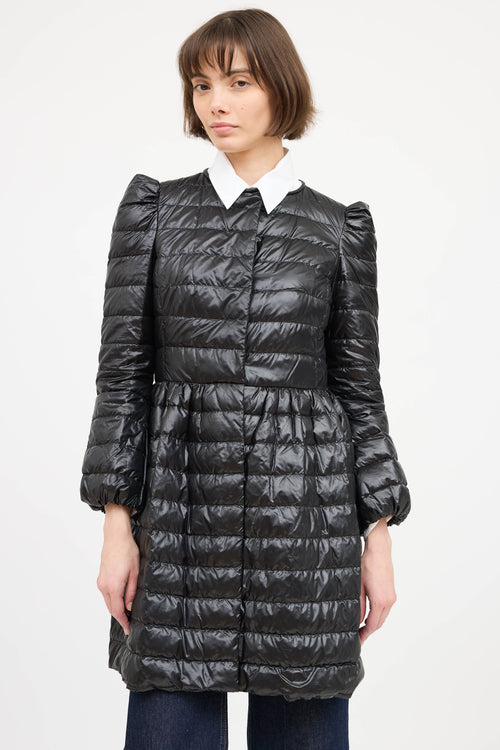 Red Valentino Down Ruffled Coat