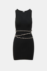 Red Valentino Knit Belted Dress