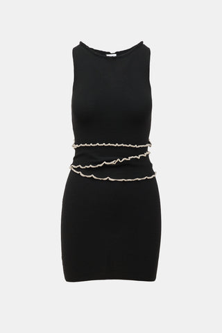 Red Valentino Knit Belted Dress