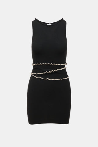 Red Valentino Knit Belted Dress