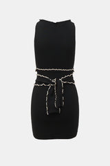 Red Valentino Knit Belted Dress