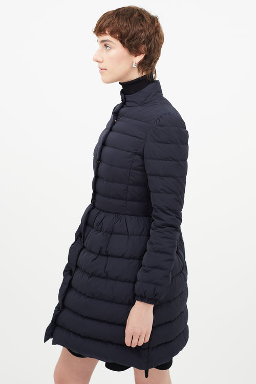 Red Valentino Navy Quilted Puffer Jacket