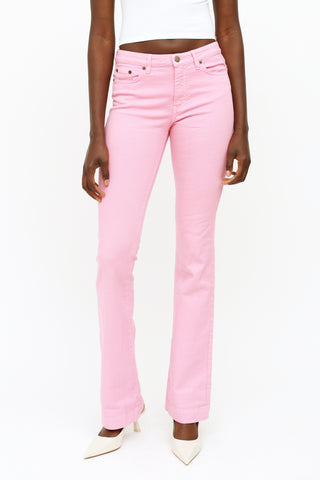 Red Valentino Pink Denim Jeans