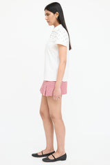 Red Valentino Cotton Studded Top