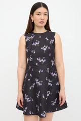 Red Valentino Floral Midi Dress