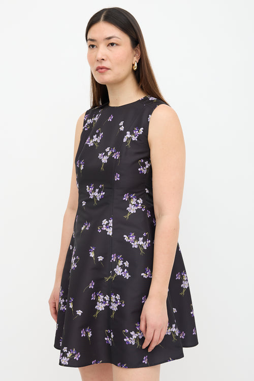Red Valentino Floral Midi Dress