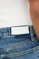 Re/Done Ripped Straight Leg Jeans