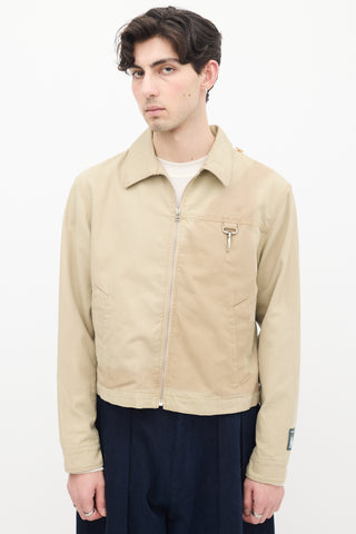 Reese Cooper Beige Sun Faded Work Jacket