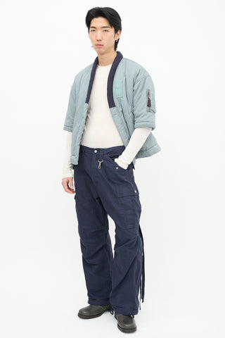 Reese Cooper Navy Harness Cargo Pant