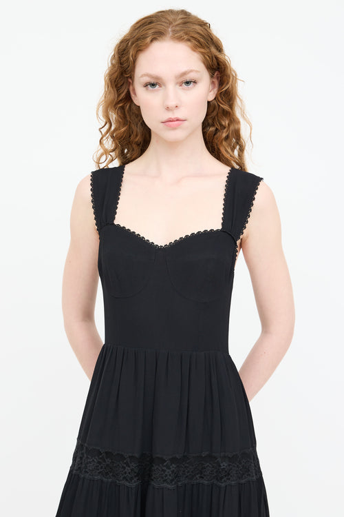 Reformation Lace Tiered Maxi Dress