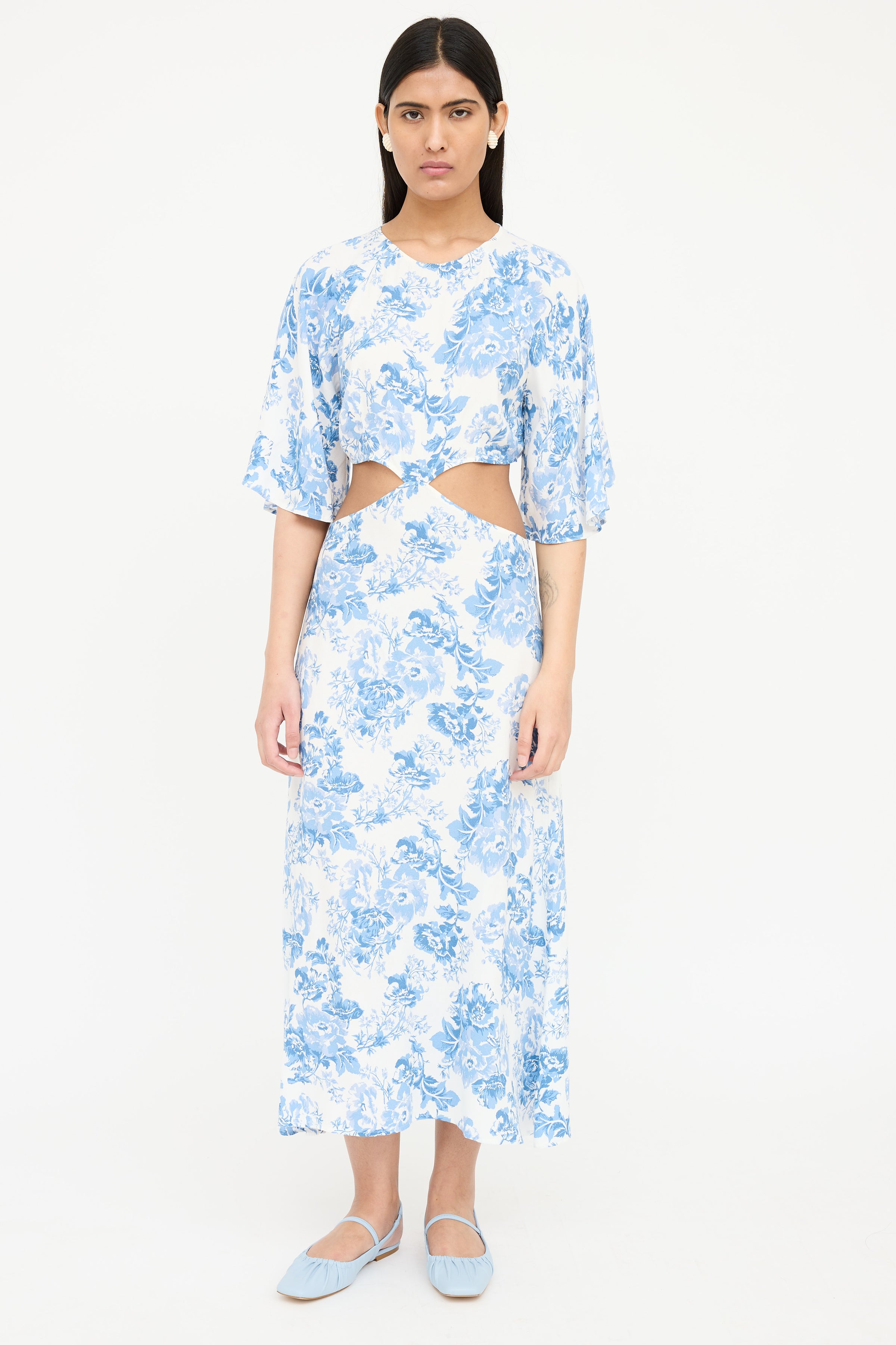 Reformation // Floral Cutout Dress VSP Consignment Reformation // Floral Cutout Dress VSP Consignment