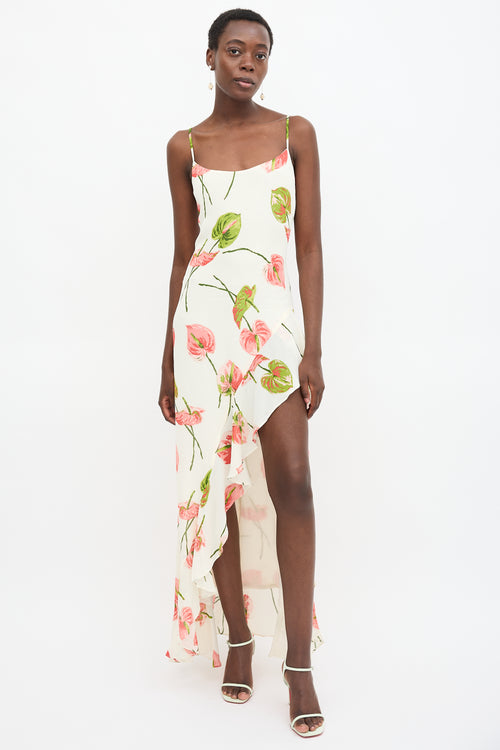 Reformation Crepe Floral Winola Dress