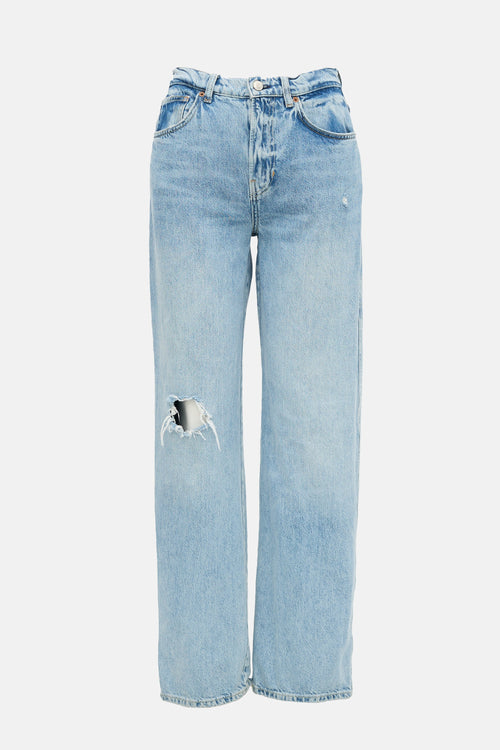 Reformation Distressed Val 90's Jeans