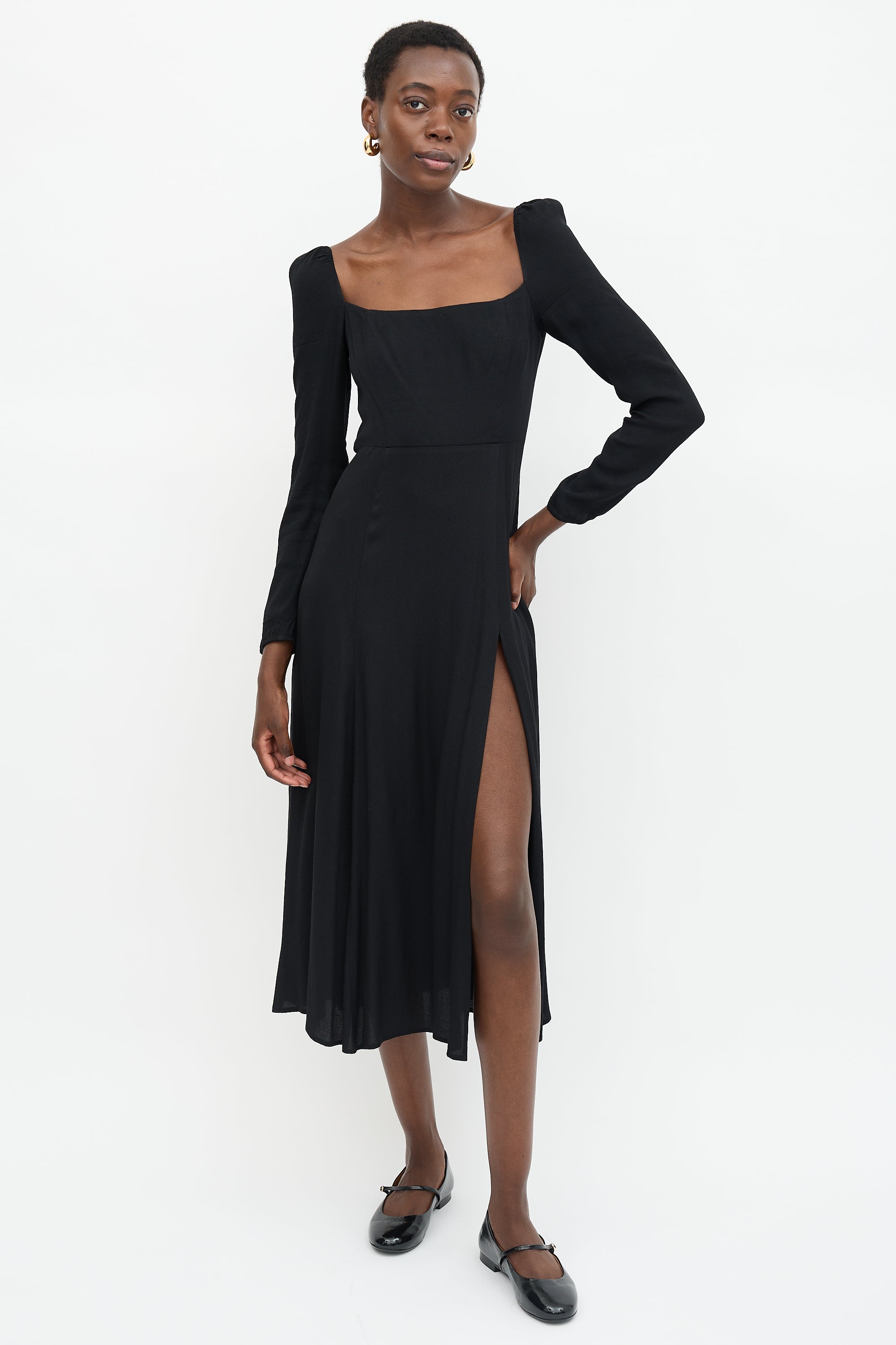 Reformation // Elly Shirred Dress VSP Consignment Reformation // Elly Shirred Dress VSP Consignment