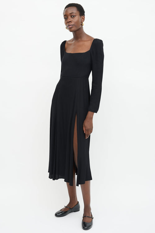 Reformation Elly Shirred Dress