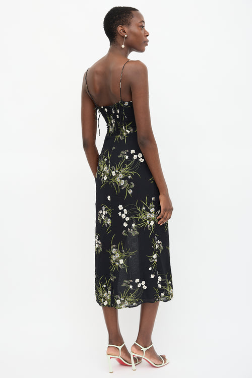 Reformation Floral Kourtney Dress