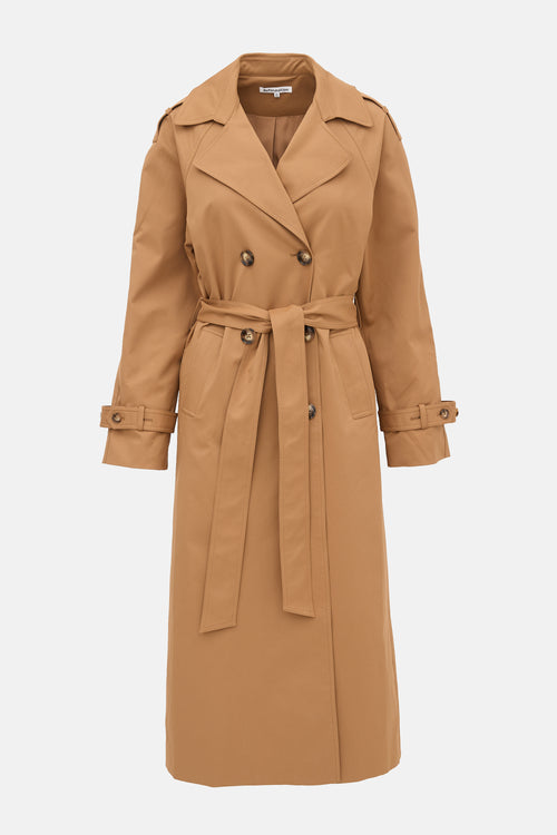 Reformation Gabardine Trench Coat