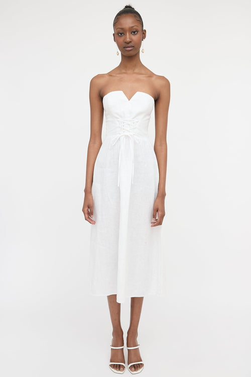 Reformation Linen Cosima Dress