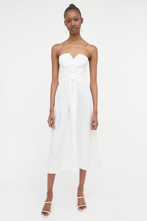 Reformation Linen Cosima Dress