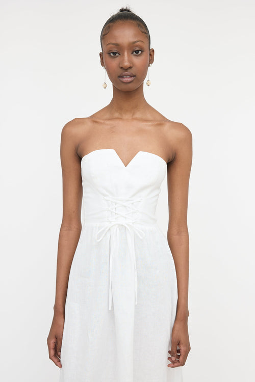 Reformation Linen Cosima Dress