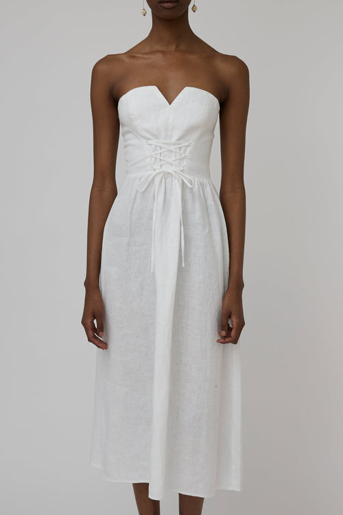 Reformation Linen Cosima Dress