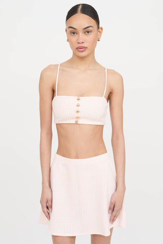 Reformation Checkered Co-ord Set