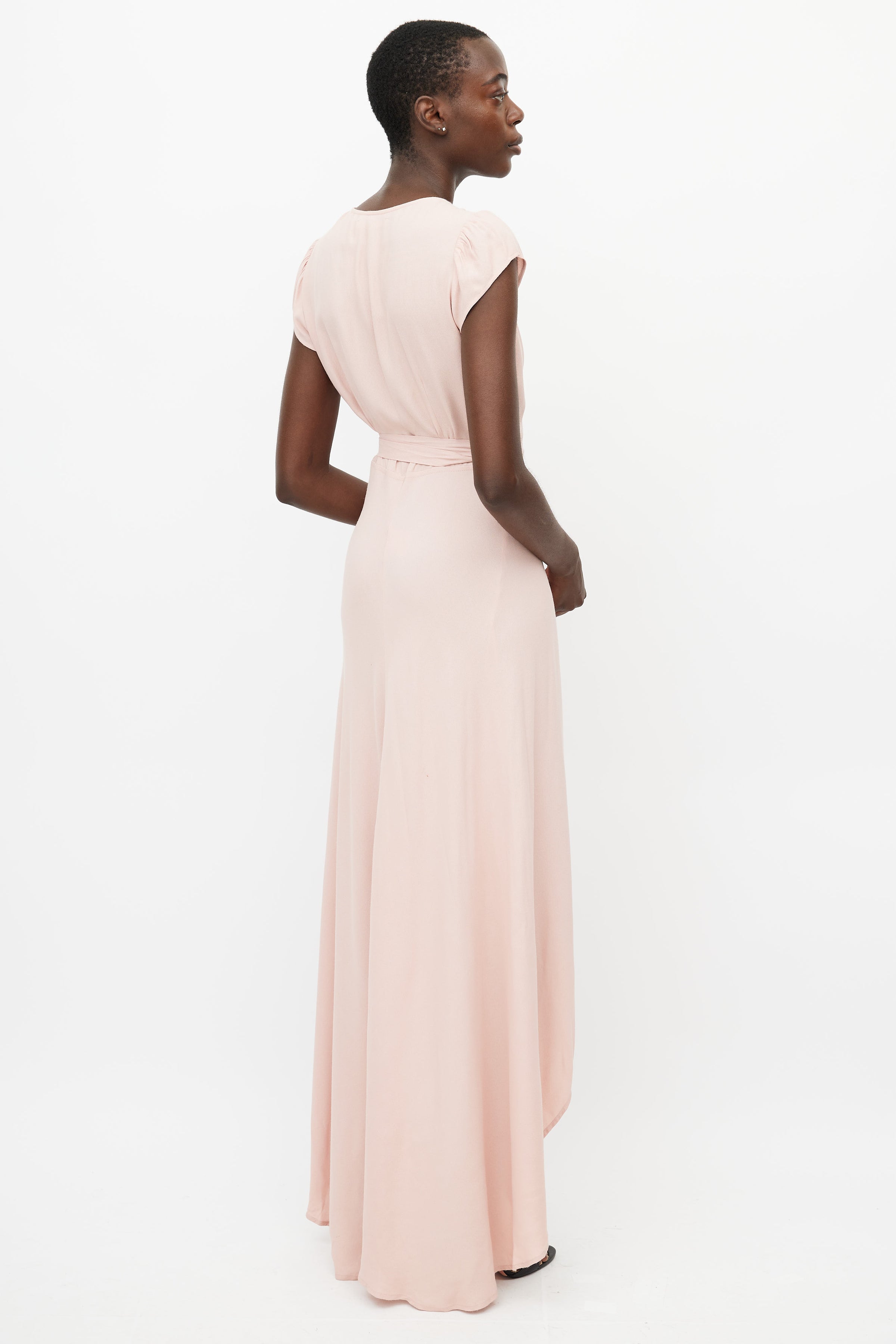Reformation // Pink Wrap Maxi Dress VSP Consignment Reformation // Pink Wrap Maxi Dress VSP Consignment