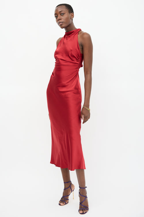 Reformation Silk Casette Dress