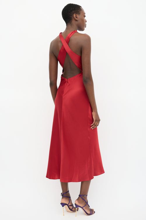 Reformation Silk Casette Dress
