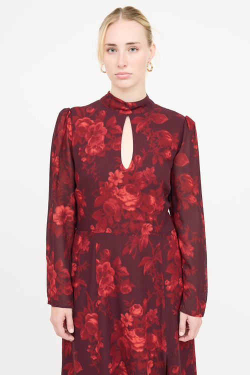 Reformation Floral Maxi Dress