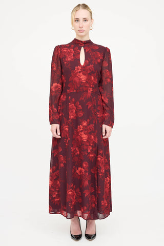 Reformation Floral Maxi Dress