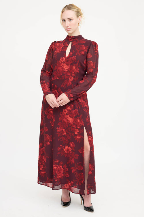Reformation Floral Maxi Dress