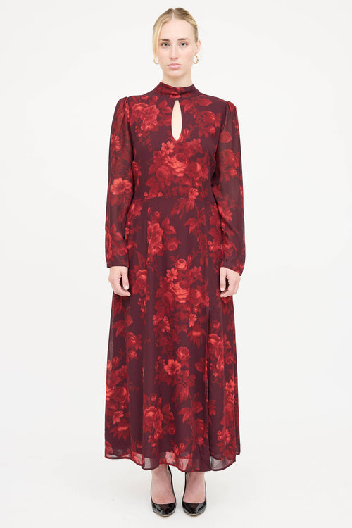 Reformation Floral Maxi Dress