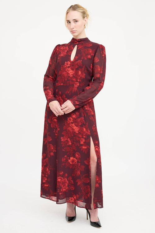 Reformation Floral Maxi Dress