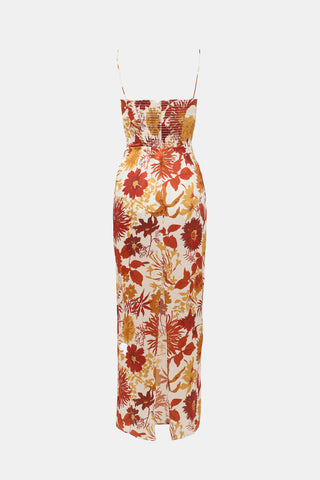 Reformation Silk Frankie Dress