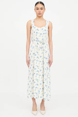Reformation Floral Sleeveless Dress