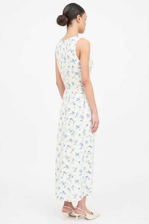 Reformation Floral Sleeveless Dress
