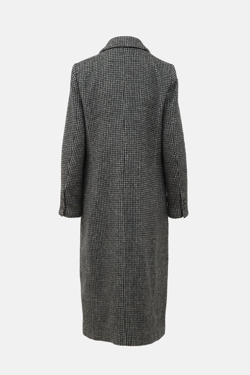 Reformation Wool Check Baker Coat