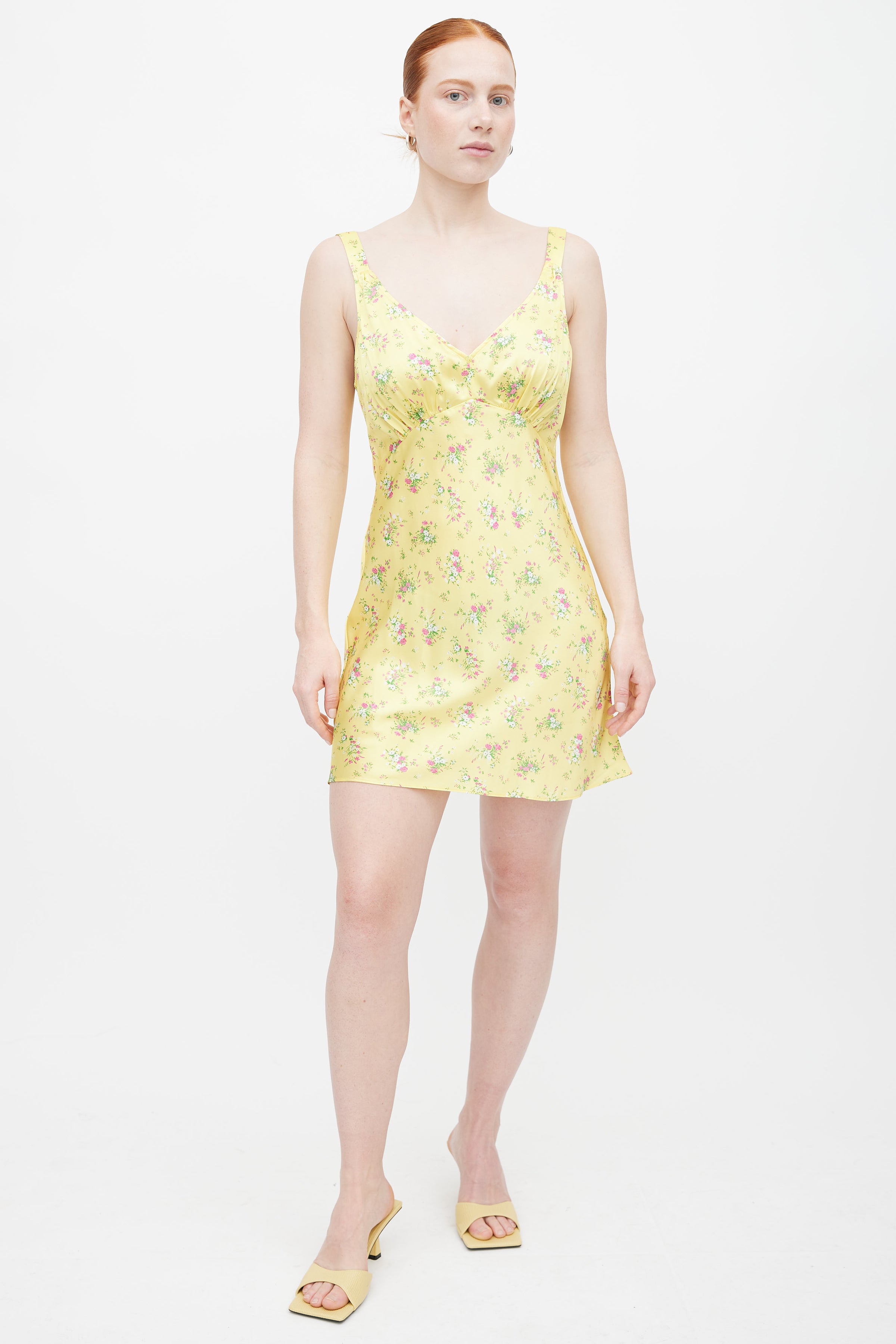 Reformation // Yellow Silk Ellery Dress – VSP Consignment Reformation // Yellow Silk Ellery Dress – VSP Consignment