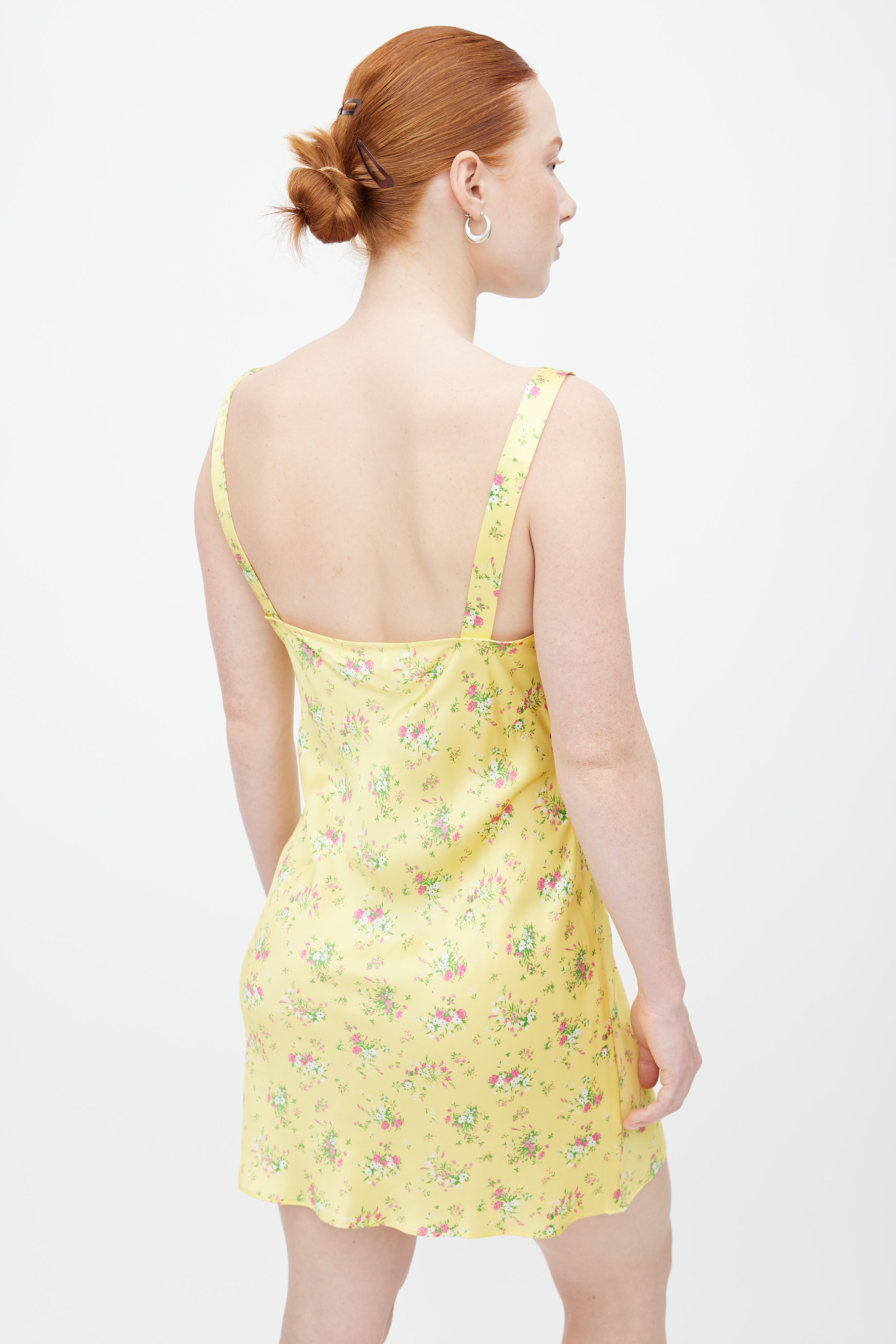 Reformation // Yellow Silk Ellery Dress – VSP Consignment Reformation // Yellow Silk Ellery Dress – VSP Consignment